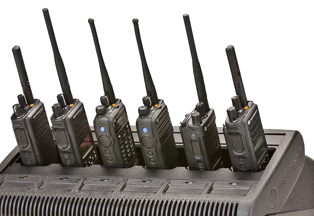 Mototrbo batteries and chargers